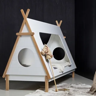 تخت یکنفره فانتزی مدل کلبه ۲۰۰۷